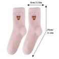 thumbnail image 3 of Calcetines gruesos y cálidos de invierno para mujer, con forro polar, hasta media pantorrilla | Calcetines suaves y cómodos para dormir | Calcetines térmicos de moda para el frío | Calcetines, 3 of 6