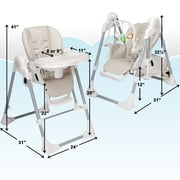 SnuggleBug 2-in-1 Infant Swing and High Chair