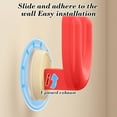 thumbnail image 5 of Menrkoo Multi Color Suction Cup Slipper H-Older Bathroom Non Perforated Wall Mounted Hook Bathroom D-Rain Hanger Storage Hook Red Free Size, 5 of 7