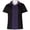 violet, variant on Work Shirt Elegant Formal Office Short Sleeve Women Secretary Blouses-black&pink