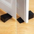 thumbnail image 4 of Door Stoppers for Bottom of Door on Floor, Premium Rubber Door Stopper Wedge, Floor Sturdy Stackable Door Stops for Carpet Heavy Duty Door, Door Gaps (1 Pack), 4 of 7