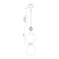 thumbnail image 3 of PD415308MBOP-Alora Lighting-Celia - 1 Light Pendant-13.38 Inches Tall and 7.88 Inches Wide-Matte Black Finish, 3 of 7