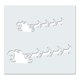thumbnail image 4 of 2x plantillas de dibujo de ciervos de Navidad para niños DIY tarjeta de fabricación de cuaderno diario, 11 Feliz Sencillez, 4 of 5