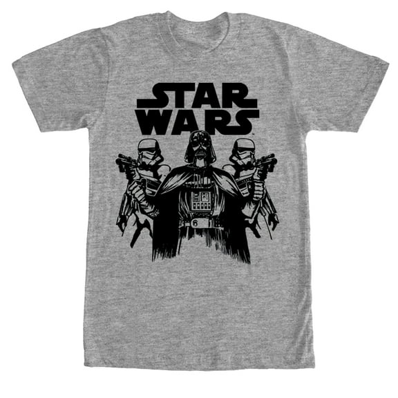 Men's Star Wars Darth Vader Entourage  Graphic Tee Athletic Heather 2X Large