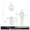 thumbnail image 4 of Colson 6 Light Chandelier in Matte Black with Pewter, 4 of 10