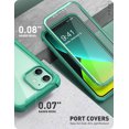 thumbnail image 5 of i-Blason Ares Series Designed iPhone 12 Mini Case 5.4 inch (2020 Release), Dual Layer Rugged Clear Bumper Case for iPhone 12 Mini with Built-in Screen Protector (MintGreen), 5 of 7