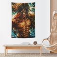 thumbnail image 5 of Attack On Titan Tapestry Wall Hanging Blanket Soft Tablecloth Wall Hanging Tapestries Home Decor Posters for Home Dormitory, 5 of 8