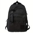 thumbnail image 2 of Large Capacity Waterproof Plaid Backpack, Casual School Bag, Travel Backpack, 2 of 5