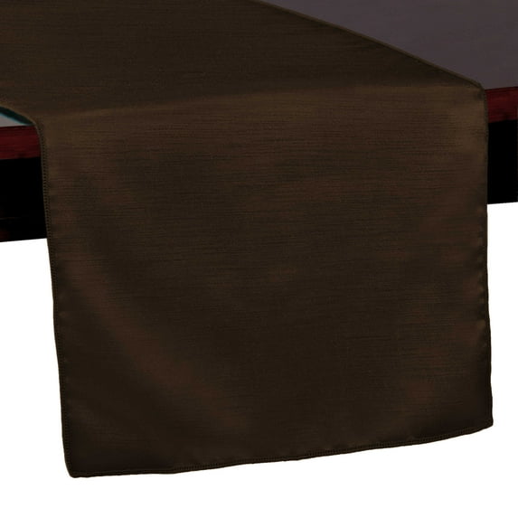 Ultimate Textile Reversible Shantung Satin - Majestic 14 x 54-Inch Table Runner
