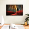 thumbnail image 3 of Elephant Stock Arashiyama Bamboo Trail Wall Art - Horizontal Canvas Wall Art - Living Room Wall Decor - Nature Canvas - Black And Brown Decor - 12" x 8", 3 of 8