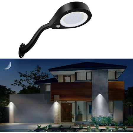 

Outdoor Solar Flood Light Solar Outdoor Light 3 Light Modes 1000 Lumens 61-Led Waterproof Wireless Solar Motion Sensor Light Suitable For Garden Fence Terrace Garage (1 Piece Black)