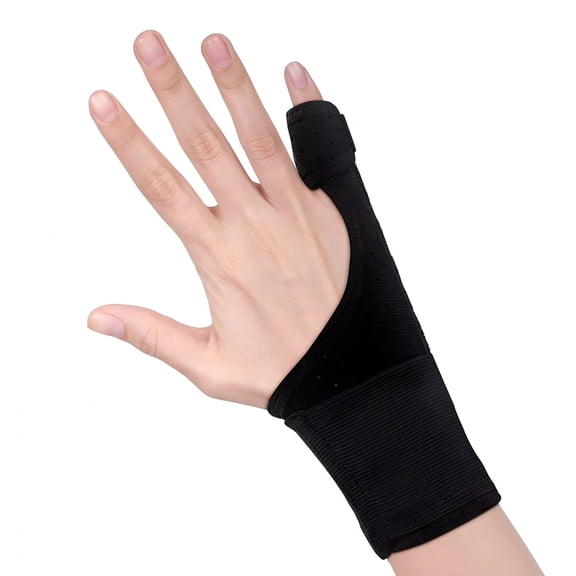 BESTSKY Finger Splint, Pinky Splint and Finger Brace for Wrist Injury and Mouse Hand, Black