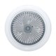 thumbnail image 2 of Fiudx Ventilador de Techo con Luz, Control Remoto de 30 W, Luz Led Regulable de Bajo Consumo, Funcionamiento Silencioso, Ideal para Dormitorios, Ideal para Espacios Pequeños, Fácil Instalación., 2 of 6
