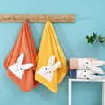 thumbnail image 3 of Mdesiwst Face Towel Cartoon Rabbit Pattern Bath Towel Soft Durable Water Absorbent Hand Towel for Home Bathroom, 3 of 8