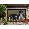 thumbnail image 3 of Carolines Treasures ASA2196MAT Border Collie Chiots Tapis Intérieur Ou Extérieur&44; 18 x 27, 3 of 4