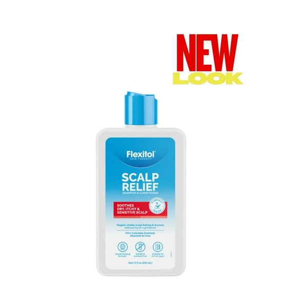 Flexitol Scalp Relief Tar-Free Shampoo & Conditioner for Dry, Itchy Scalp, 7.1 fl oz