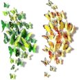 thumbnail image 2 of 3D Butterfly Wall Decor Stickers 108PCs Removable PVC Film for Home Decoration, 2 of 5