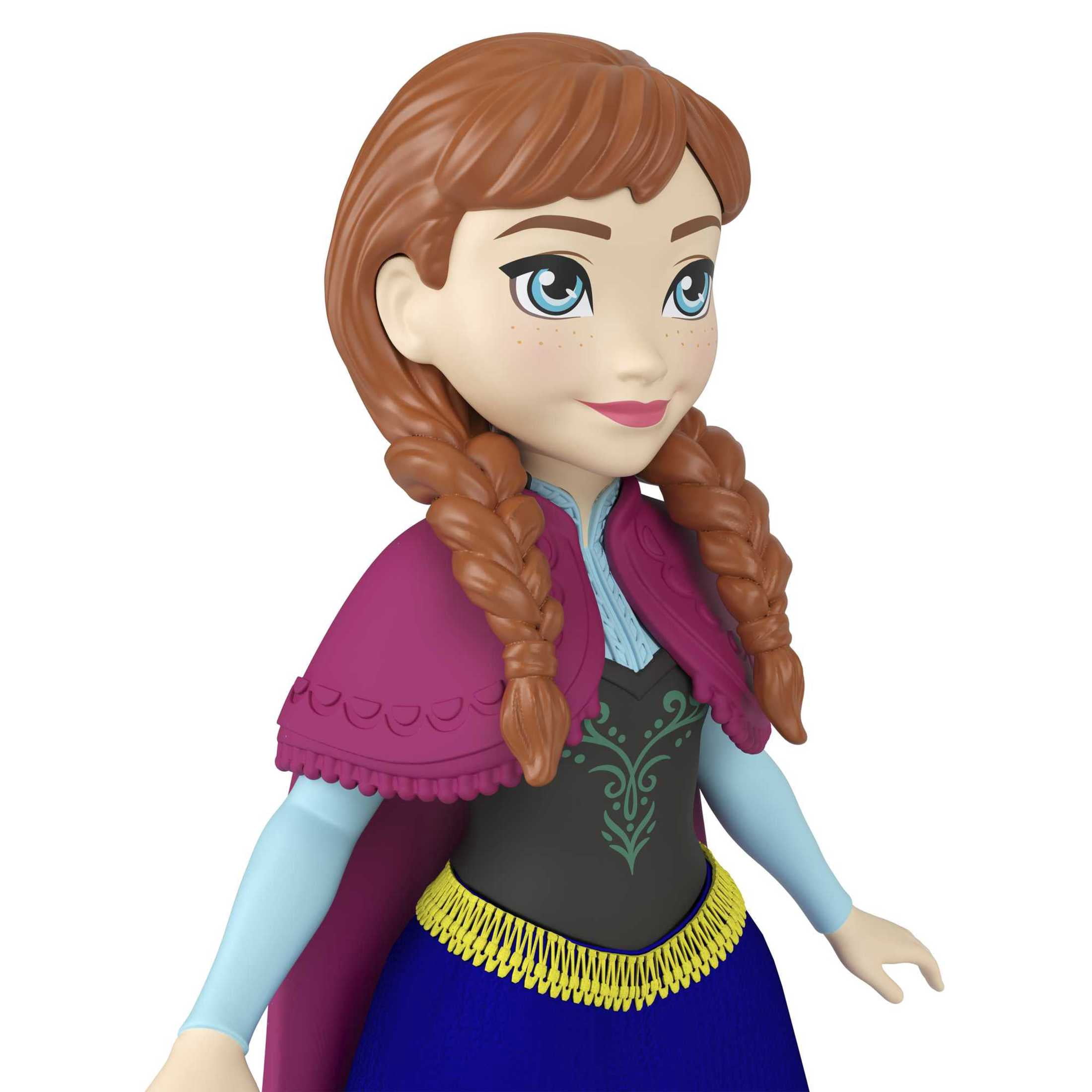 Disney Frozen Anna Small Doll, Collectible Disney Toy Inspired by the Movie