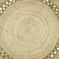 thumbnail image 6 of Oussum Hand Woven Natural Jute Area Rug Round Indoor Home Décor Area Runner Online, 6 of 7