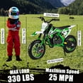 thumbnail image 6 of Seipouy 49cc Kids Dirt Bike, Gas Power 2 Stroke Dirt Bike Off Road Mini Motorcycle, Mini Dirt Bike for Kids & Adults, Pull Start Pit Bike, Speeds Up to 25 MPH for Uphill & Off-Road, 6 of 9