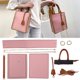 thumbnail image 5 of Bolsos Que Hacen Punto De DIY, Bolso Atractivo Hecho A Mano Del Ganchillo De DIY Conveniente Ocasional Para Los Regalos ANGGREK Rosa, 5 of 8