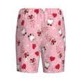 thumbnail image 2 of Lsque Gnome With Heart Mens Sleep Pajama Shorts,Short Pajama Pants, Cotton Ultra-Soft Knit-XX-Large, 2 of 9