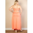 thumbnail image 3 of Set with Bra Top and Side Slit Maxi Skirt in Plus Size, 3 of 9