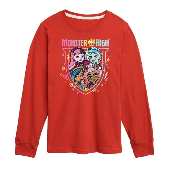 Monster High Student - Toddler And Youth Long Sleeve Graphic T-Shirt
