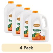 (4 pack) Tropicana Pure Premium Grovestand Orange Juice, Lots of Pulp, 100% Juice, 128 Fl Oz