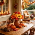 thumbnail image 5 of Dmlowu Fall Fake Flowers, Artificial Flowers with Simulation Red Maple Leaf, Table Decor for Thanksgiving Halloween Farmhouse Table Centerpiece, 5 of 6