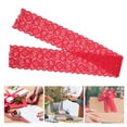 thumbnail image 4 of Lace Ribbon, Unique Design 10 Yards 3.9in Wide Elastic Trim Soft Comfortable Skin-Friendly  For Sewing DIY For Decorations, 4 of 8
