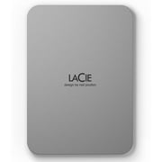 LaCie 2TB USB 3.2 Gen 1 Type-C Mobile Drive, Moon Silver