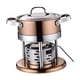 thumbnail image 1 of Olla caliente resistente para cocina de alcohol, ideal para picnics, restaurantes y hogares. Oro rosa, 1 of 9