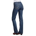 thumbnail image 2 of Ellos Plus Size Stretch Mid-Rise Bootcut Jeans, 2 of 2