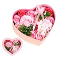 thumbnail image 3 of Caja de regalo creativa con forma de corazón de flor de jabón, regalo creativo de cumpleaños para San Valentín y Navidad para novia, 3 of 6