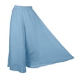 thumbnail image 4 of YUEHUA Women's Casual Elastic High Waist Wide Leg Pants Palazzo Trousers Skirt Elegant Flowy Wide Leg Pants Loose, 4 of 8