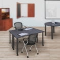 thumbnail image 2 of 42" x 24" Kee Mobile Training Table- Grey/ Black, 2 of 5