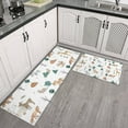 thumbnail image 2 of White Christmas Forest Animal Pattern Kitchen Rugs Sets Of 2,Anti Fatigue Kitchen Mat Rugs Non Slip Washable,Decorative Kitchen Floor Mats for Kitchen,Sink,Laundry,17"x30"+17"x47", 2 of 7