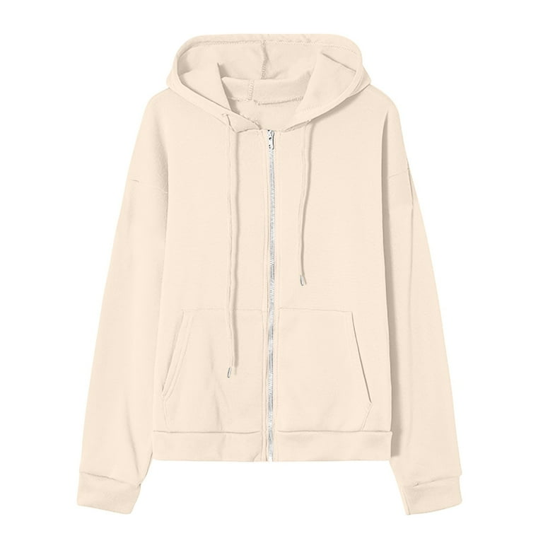 TANGNADE Women's Zip up Hoodies Oversized Solid Color TANGNADE Women's Zip up Hoodies Oversized Solid Color