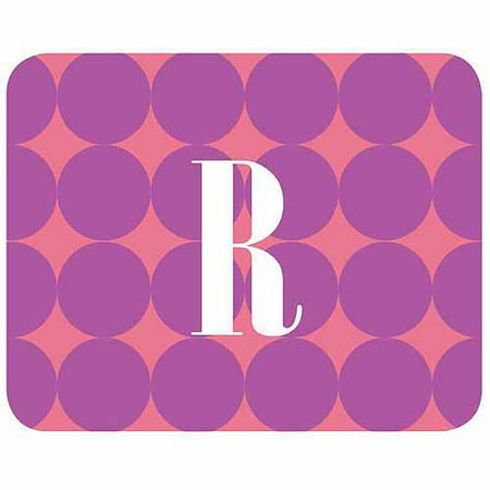 personalized purple polka dots