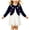 Blue, variant on Girls' Long Sleeve Bolero Cardigan Kids Button Closure Shrug Floral Cropped Jacket Cover Up Tops Toddler Fall Winter Sweaters 1-14 Years Red