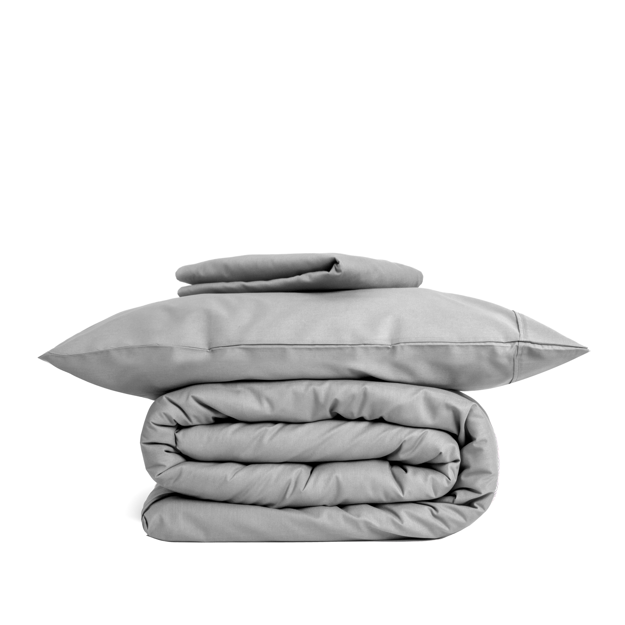 Salt Earth SateenWeave 100 Cotton Bed Sheet Sets, Twin XL, Silver