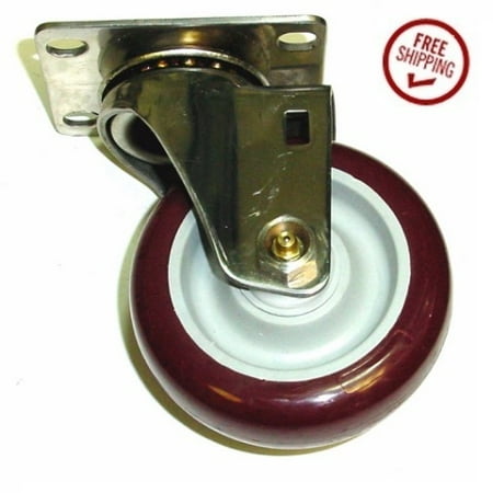- (1) Stainless Steel Swivel Caster 4