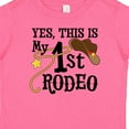 thumbnail image 4 of Inktastic Yes, This is My 1st Rodeo Cowboy Hat with Red Band, Lasso Boys or Girls Baby T-Shirt, 4 of 5