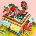 thumbnail image 3 of Rompecabezas en 3D con forma de tarjeta para estudiantes, rompecabezas hecho a mano para armar, rompecabezas de educación temprana para niños, rompecabezas con imagen grande empalmada, 3 of 5