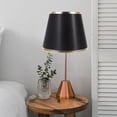 thumbnail image 1 of AURARMLET Lamp Shade Cover Modern Decorative Fabric Black 1 Set for Students, 1 of 5