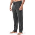 thumbnail image 2 of Fruit of the Loom Men's Extended Sizes Jersey Knit Sleep Pajama Lounge Pant - Charcoal Heather, 2 of 6