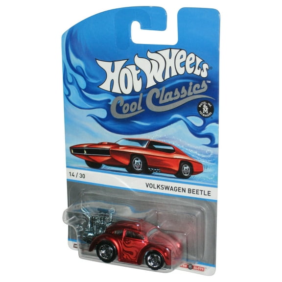 Hot Wheels Cool Classics (2013) Red Volkswagen Beetle Toy Spectrafrost Car 14/30