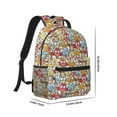 thumbnail image 2 of Yiaed Cartoon Owls 1 Print School Backpack College Backpack Daypacks for Students High School Spacious and Durable Daypack for Work and Travel-One Size, 2 of 6