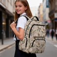 thumbnail image 4 of HUIACONG Duck Camo Bow School Backpack for Boys Girls Ages 6-18 Water Resistant Multi Pocket Padded Adjustable Straps Large Capacity Bookbag for Elementary Middle High School Daily Use, 4 of 7